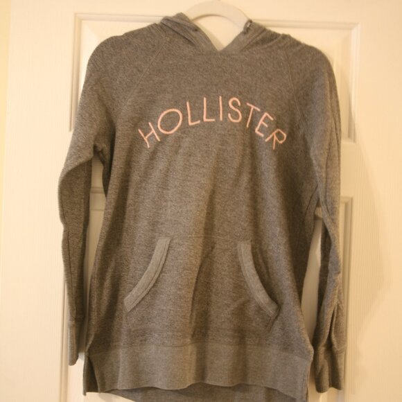 Hollister Hooded Sweatshirt, Size Medium, Grey - Picture 1 of 3